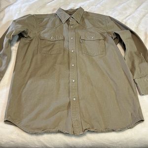 Carhartt Western Snap Front Welder Shirt XL Reg